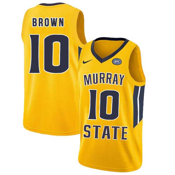 Murray State Racers 10 Tevin Brown Yellow College Basketball Jersey Dzhi,We sell and wholesale Murray State Racers 10 Tevin Brown Yellow College Basketball Jersey Dzhi on line form chian!